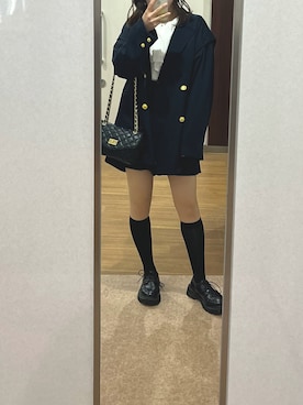 「Chico（チコ）のアイテム（その他アウター）」を使った、mqさん（レディース・156cm）の春コーディネート