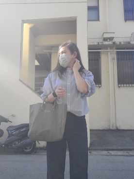 「CONVERSE（コンバース）のアイテム（ハンドバッグ）」を使った、みゅぞーさん（レディース・167cm）の秋コーディネート