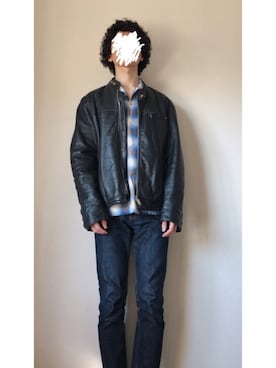 「STABILIZER GNZ（スタビライザージーンズ）のアイテム」を使った、Pさん（メンズ・165cm）の秋コーディネート