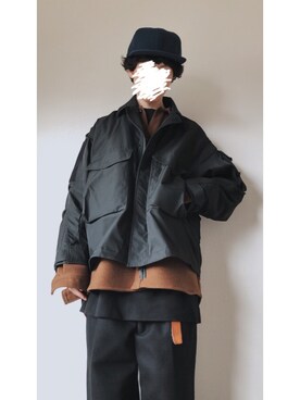「used mix」｜「アイテム（帽子）」を使った、Pさん（メンズ・165cm）の冬コーディネート