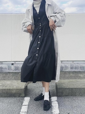 「attrayant（アティロン）のアイテム」を使った、彩さん（レディース・167cm）の冬コーディネート