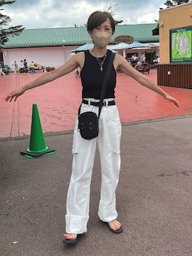 おまゆさん（レディース・154cm）の夏コーディネート