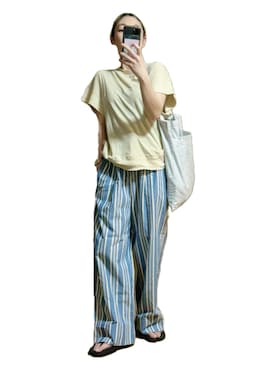 「JOURNAL STANDARD（ジャーナルスタンダード）のアイテム」を使った、鈴木すうこさん（レディース・154cm）の夏コーディネート