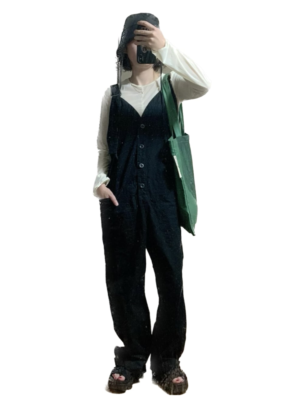 6（ロク）の「＜6(ROKU)＞COTTON DYE ALL IN ONE/オールインワン