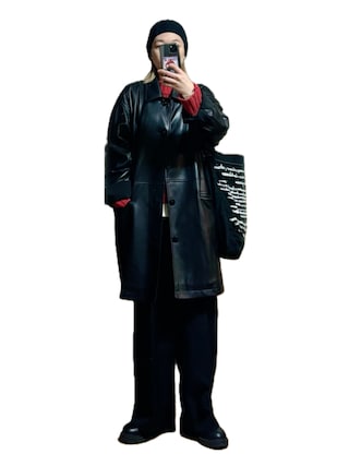 TODAYFUL（トゥデイフル）の「レザーオーバージャケット