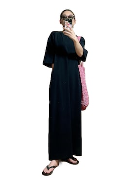 「コンビニエンスウェア」｜「アイテム（シューズ）」を使った、鈴木すうこさん（レディース・154cm）の夏コーディネート