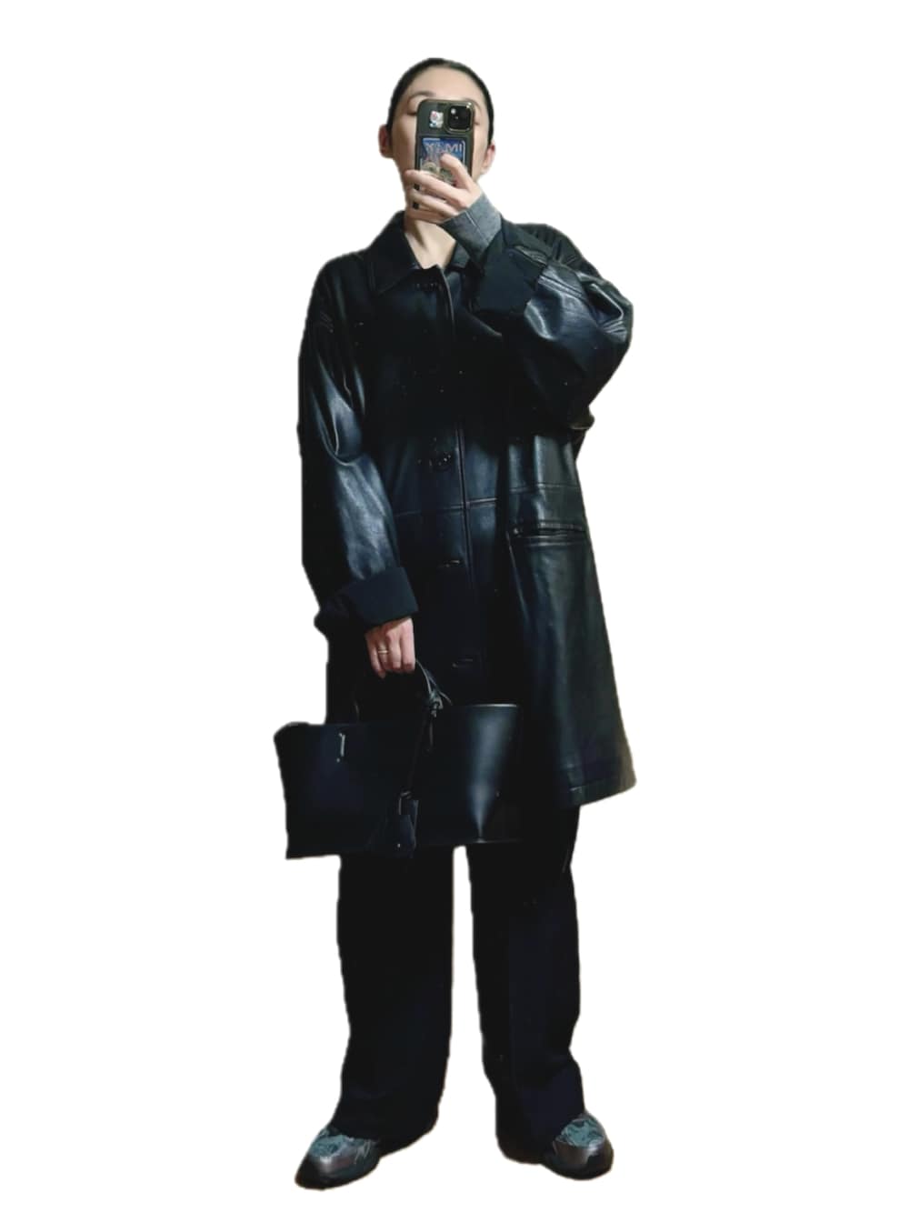 TODAYFUL（トゥデイフル）の「エコレザーオーバージャケット 12020102