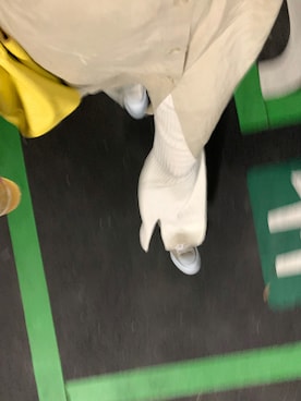 「イエローバッグ」｜「アイテム（シューズ）」を使った、鈴木すうこさん（レディース・154cm）の夏コーディネート