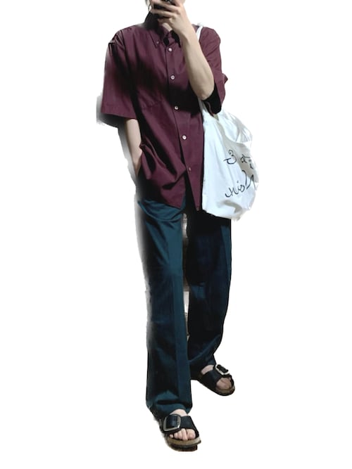 ＜6(ROKU)COTTON BD SHORT SLEEVE SHIRT/シャツ 6（ロク）の「＜6(ROKU)＞COTTON BD SHORT SLEEVE SHIRT/シャツ