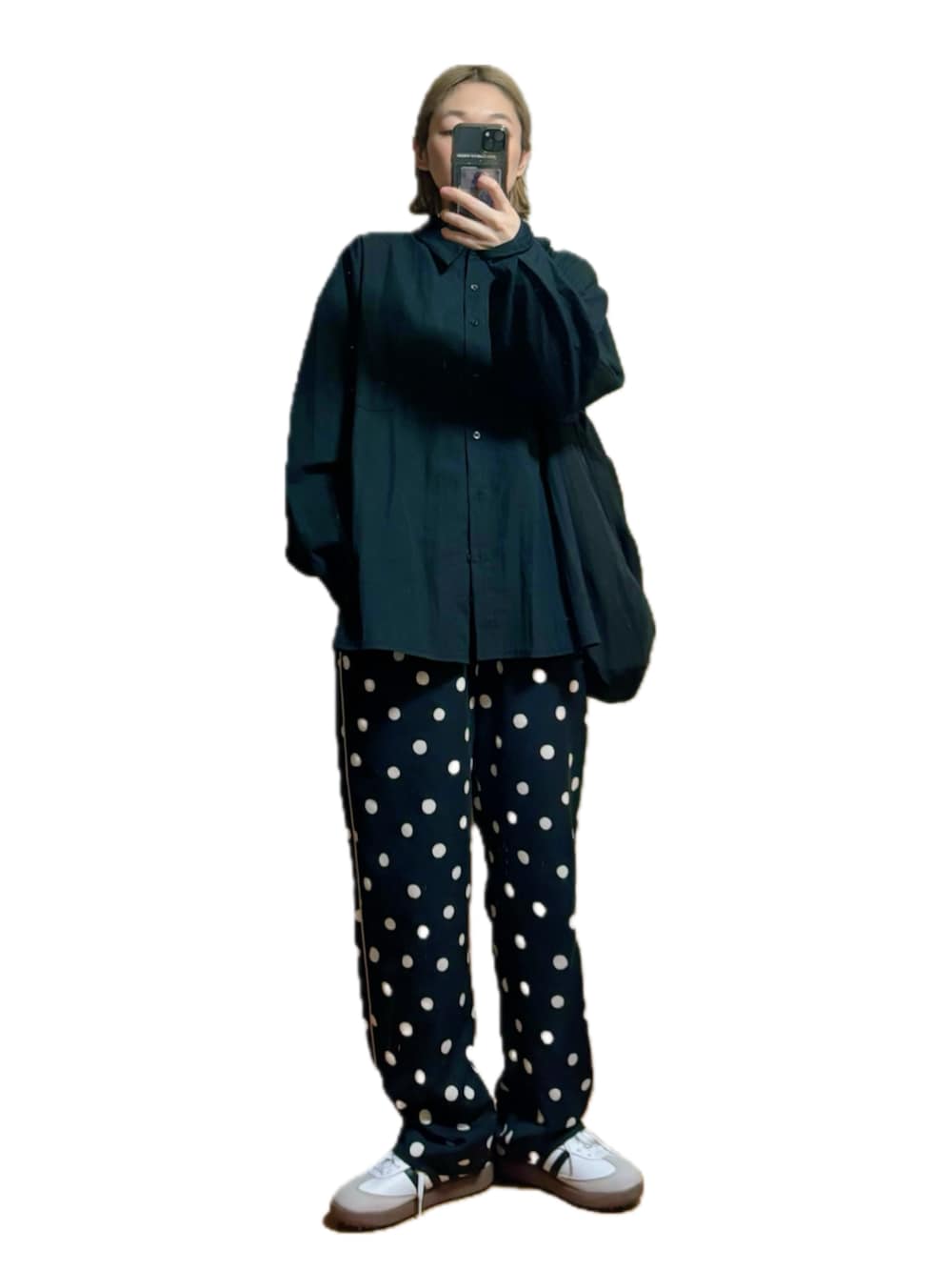 6(ROKU) ドットプリントパンツ　36 美品 6 (ROKU) - 6 ROKU DOT PRINT PANTS 36 ドットプリントパンツの
