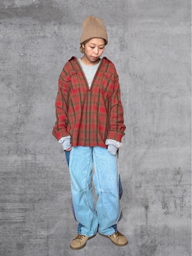 「西松屋（ニシマツヤ）のアイテム」を使った、neneさん（骨格ナチュラル・レディース・159cm）の秋コーディネート