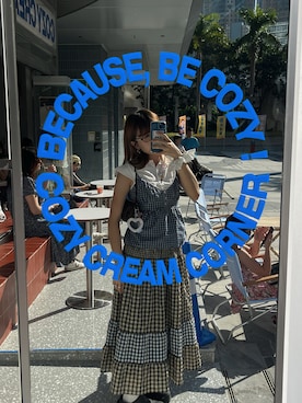 「crocs（クロックス）のcrocs Stomp Clog / クロックス ストンプ クロッグ（サンダル）」を使った、Dさん（レディース・155cm）の秋コーディネート