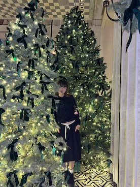 「miu miu（ミュウミュウ）のアイテム（バッグ）」を使った、Dさん（レディース・155cm）の冬コーディネート