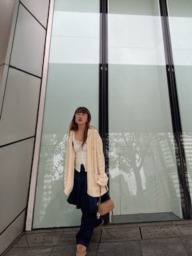 「アイテム（スリッポン）」を使った、Dさん（レディース・155cm）の冬コーディネート