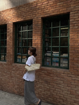 「FRAMeWORK（フレームワーク）のアイテム（スカート）」を使った、Dさん（レディース・155cm）の秋コーディネート