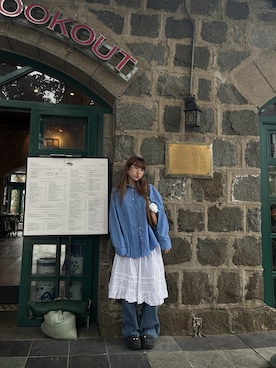 「RALPH LAUREN（ラルフ ローレン）のアイテム」を使った、Dさん（レディース・155cm）の秋コーディネート