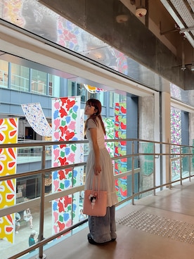 「crocs（クロックス）のアイテム」を使った、Dさん（レディース・155cm）の夏コーディネート