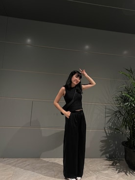 「Steven Alan（スティーブンアラン）のアイテム（サンダル）」を使った、Dさん（レディース・155cm）の夏コーディネート