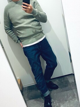 Zara ザラ のニット セーターを使ったメンズ人気ファッションコーディネート 年齢 40歳 44歳 Wear