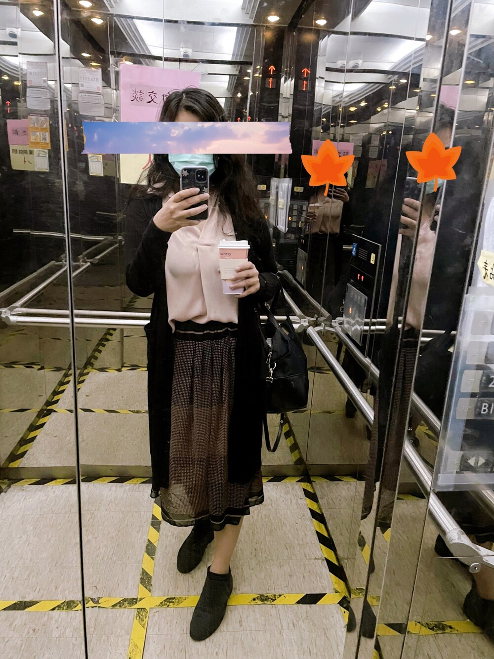 「long cardigan、short boots、autumn look、office style、秋コーデ」｜「Dobe Koreaのアイテム（スカート、その他）」を使った、linlinさん（レディース・160cm）の秋コーディネートの1枚目の写真