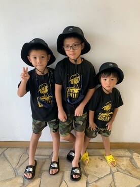 3taさん（キッズ・120cm）の夏コーディネート