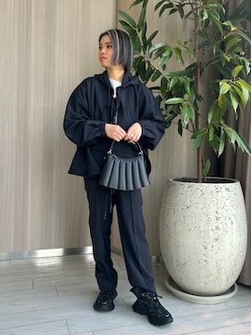 「LACOSTE（ラコステ）のアイテム」を使った、mega さん（レディース・153cm）の秋コーディネート