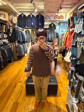 「RED WING（レッドウィング）のアイテム」を使った、まこんちゅさん（メンズ・175cm）の冬コーディネート