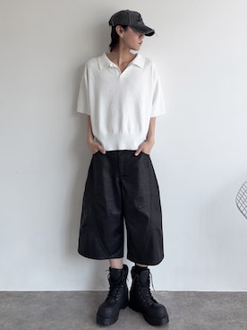 「LANDNESS（ランドネス）のアイテム」を使った、shunsukeさん（メンズ・173cm）の夏コーディネート