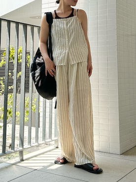 妹山奈生さん(レディース・151cm)の夏コーディネート