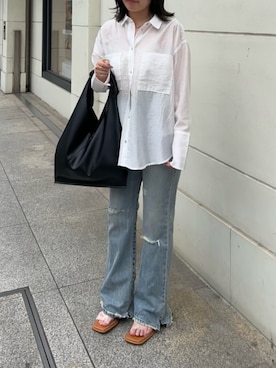 妹山奈生さん(レディース・151cm)の夏コーディネート
