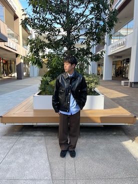 軍司 陽龍(ぐんじ ひりゅう)さん（メンズ・167cm）の冬コーディネート