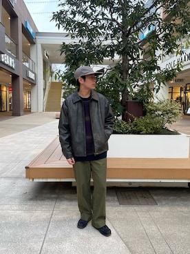 軍司 陽龍さん（メンズ・167cm）の冬コーディネート