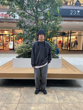 軍司 陽龍さん（メンズ・167cm）の冬コーディネート