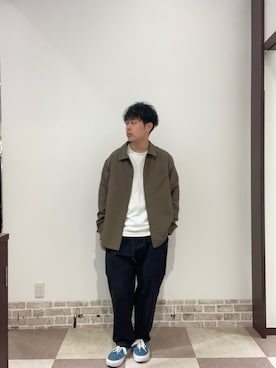 「ITEMS URBANRESEARCH（アイテムズ アーバンリサーチ）のアイテム（その他アウター）」を使った、ひりゅうさん（メンズ・167cm）の春コーディネート