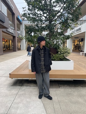 軍司 陽龍さん（メンズ・167cm）の冬コーディネート