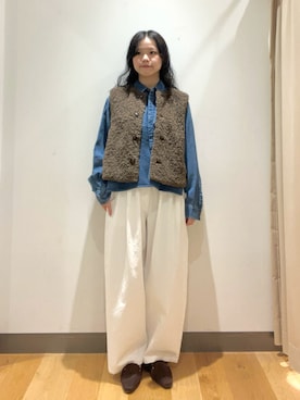 「RODE SKO（ロデスコ）のアイテム」を使った、harunaさん（レディース・158cm）の秋コーディネート