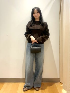 「LAATO（ラート）のアイテム」を使った、harunaさん（レディース・158cm）の秋コーディネート