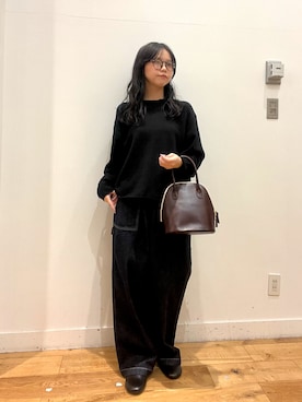 「かぐれ（カグレ）のアイテム（デニムパンツ）」を使った、harunaさん（レディース・158cm）の秋コーディネート