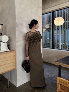 「LE'RURE（リルアー）のアイテム」を使った、LE'RURE STAFFさん（レディース・166cm）の春コーディネート