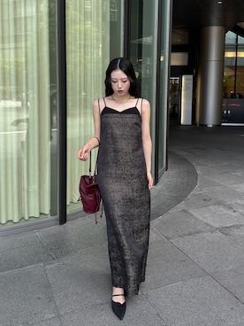 「LE'RURE（リルアー）のアイテム」を使った、LE'RURE STAFFさん（レディース・166cm）の春コーディネート