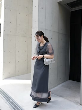 「LE'RURE（リルアー）のアイテム」を使った、LE'RURE STAFFさん（レディース・166cm）の春コーディネート