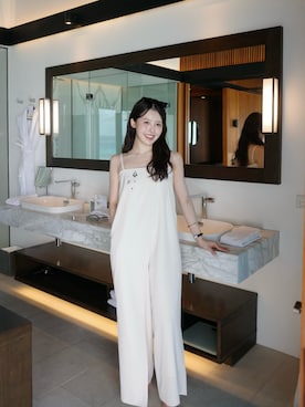 「LE'RURE（リルアー）のアイテム」を使った、LE'RURE STAFFさん（レディース・166cm）の春コーディネート