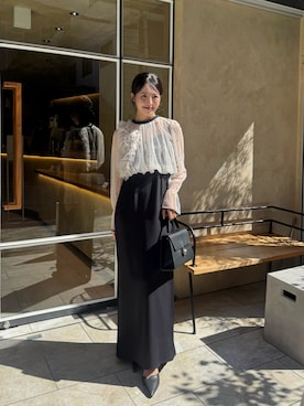「オケージョンスタイル」｜LE'RURE STAFFさん（レディース・166cm）の春コーディネート