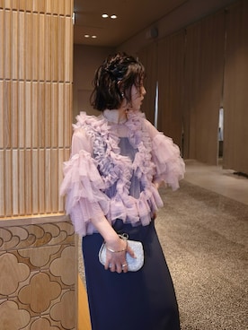 「オケージョンスタイル」｜LE'RURE STAFFさん（レディース・166cm）の春コーディネート