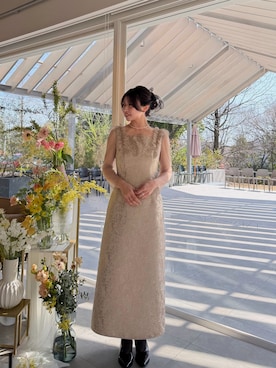 「LE'RURE（リルアー）のアイテム」を使った、LE'RURE STAFFさん（レディース・163cm）の春コーディネート