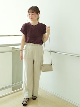 「grove（グローブ）のアイテム」を使った、ERIKOさん（レディース・155cm）の夏コーディネート