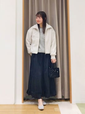 ERIKOさん（レディース・155cm）の冬コーディネート