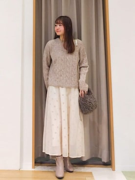 ERIKOさん(レディース・155cm)の冬コーディネート