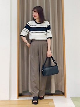 「grove（グローブ）のアイテム」を使った、ERIKOさん（レディース・155cm）の夏コーディネート