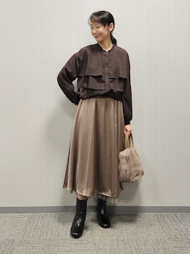 naraさん（レディース・157cm）の秋コーディネート
